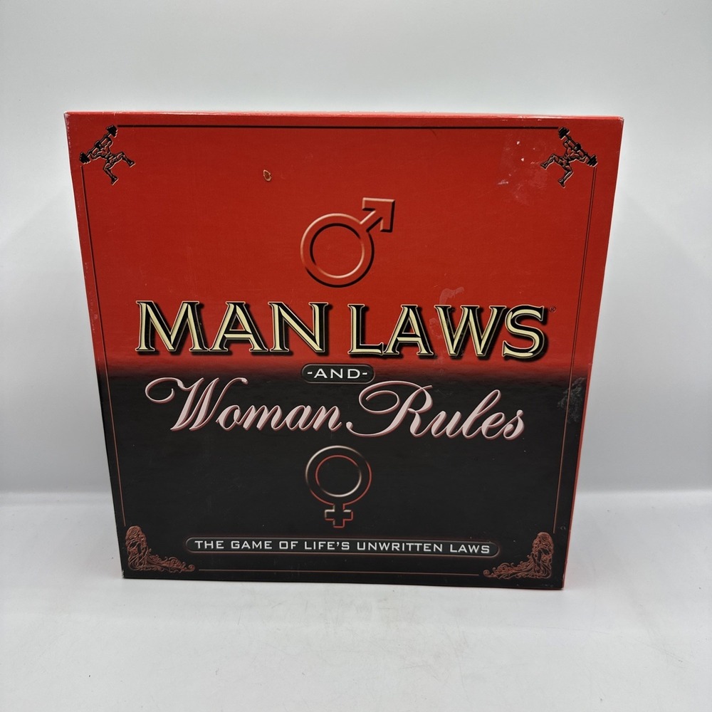 Man Laws and Woman‎ Rules Board Game by TDC Games - Used